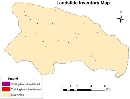 Landslide inventory map