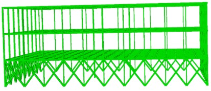 The main structural of gymnasium truss