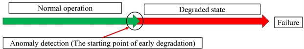 Bearing degradation process