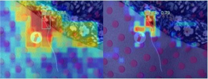 Improved algorithm heat map display