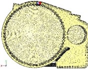 CFD computational model of the gearbox