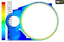 Velocity distribution at different vent positions