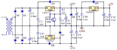 Power module circuit diagram