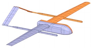 The overall model of a drone