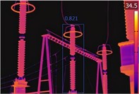 Recognition by the four algorithms on surge arrester infrared images