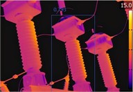 Recognition by the four algorithms on infrared images of transformers