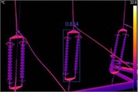 Recognition by the four algorithms on insulator infrared images