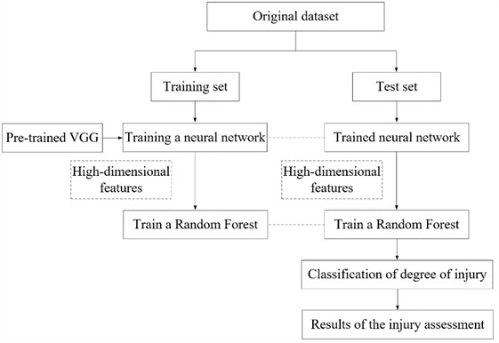 Evaluation process of damage effect based on CNN-F [46]