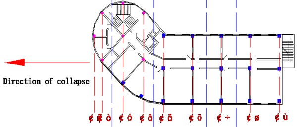 Plan view of the notch partition in Scheme 1