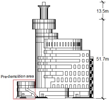 Front view of the union building