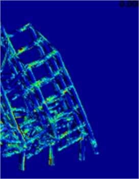 Schematic diagram of damage location