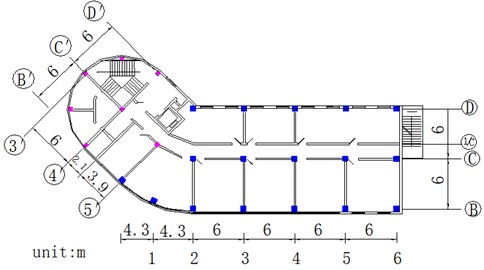 Floor plan of the union building