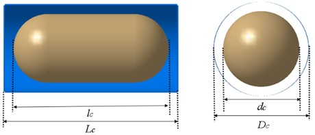 Clearance simulation schematic diagram