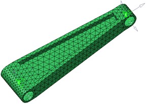 Flexible body diagram of a single component