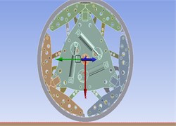 Schematic diagram  of speed direction