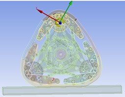 Driving direction diagram