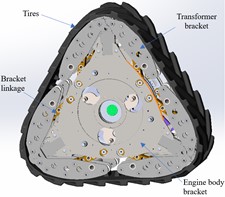 Original structure of track tires