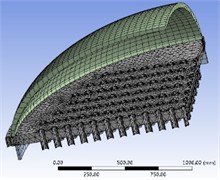 Finite element model of tube plate