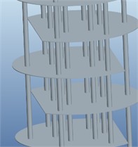 Heat exchanger baffle components