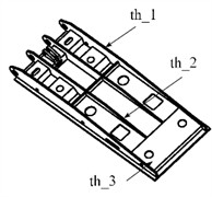 The design variable of top beam