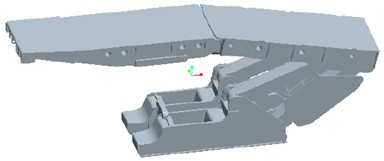 Model and setting of hydraulic support