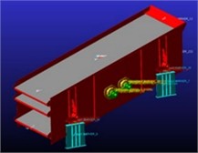 Model and setting of hydraulic support