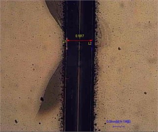Analysis of the influence of processing power and surface water film on the edge collapse of microchannel