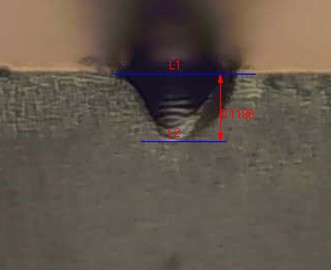 Analysis of the effects of width and depth on the surface of microchannels in laser direct writing on glass slides