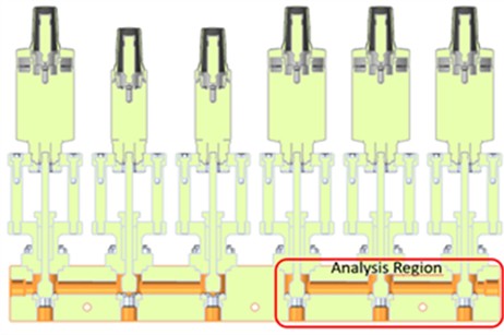 Flow analysis study region to be analyzed flow (water vapor and nitrogen)