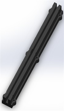 Testbed structure: a) manufactured models, b) dimensions, c) 3D design