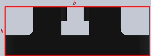 Simplification cross-section of the testbed