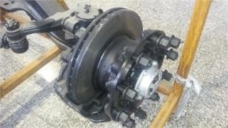 Real model of the BD: a) brake test, b) assembled brake