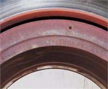 Radial cracks on RD: a) manufacture legend, b) radial crack growth, c) crack growth on thickness