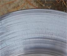 Radial cracks on RD: a) manufacture legend, b) radial crack growth, c) crack growth on thickness