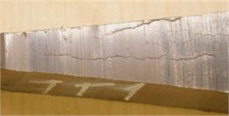 Distribution corrosion band: a) FD, b) RD