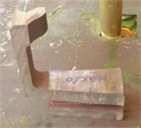 BD: a) damaged BD, quantometry position, cutting cross-section, b) cracked area, Opened crack surface, c) macrography and hardness tests sample, d) tensile test, 1 – test Zones, e) worked BD, sample test, f) metallography, test zones