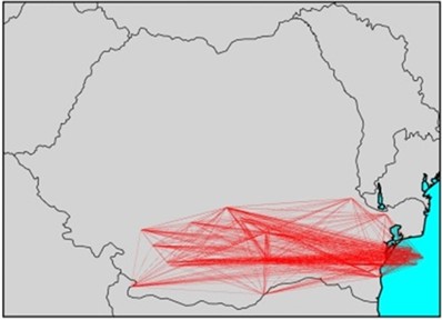 Routing models for CO2 transport via pipelines, trucks, rail, and ships