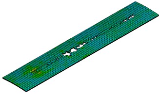 Stress of 3PE anti-corrosion layer under scratch