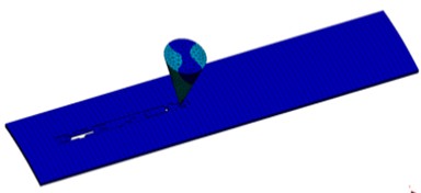 Stress of 3PE anti-corrosion layer under scratch