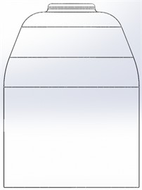 Inverse engineering process, a) dimensions, b) CMM, c) 3D model