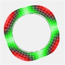 Testing results of the first four modal shapes of brake disc
