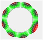 Testing results of the first four modal shapes of brake disc