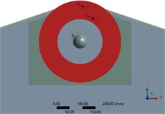 Settings of exciting force (15°, 30°, 45°, 60°, 75°)