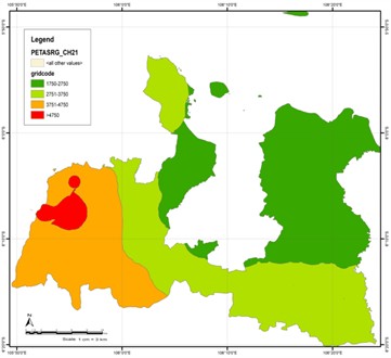 Flooded areas in Serang Regency