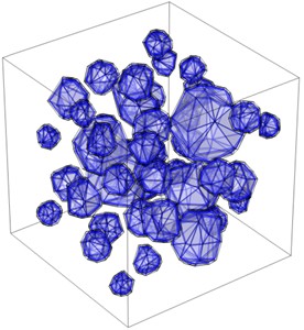 Randomly distributed aggregate