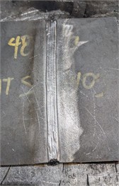 Open root HLBW: a) prior to welding, b) after welding c) etched cross section  of weld shown in b [courtesy of Apollo Machine, Canada]
