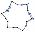 Comparison of modal shapes and frequencies from simulation and test