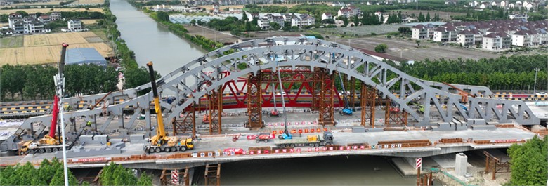 Construction site of the project