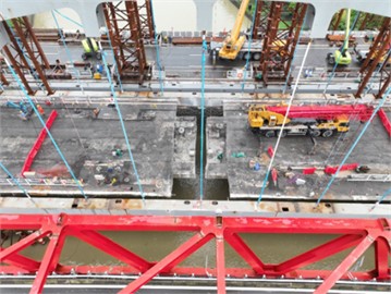 Removal of the bridge deck
