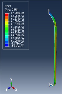 Damage evolution process of the pressure vessel under high-intensity loading